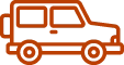 Jeep Adventure Icon – Camps Calima Icon of a Jeep representing adventure rides at Camps Calima.