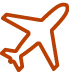 Camps Mancora Airport Pick-up Service Airport pick-up icon representing included transportation services.